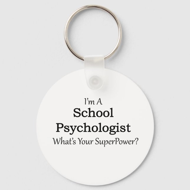 School Psychologist Keychain (Front)