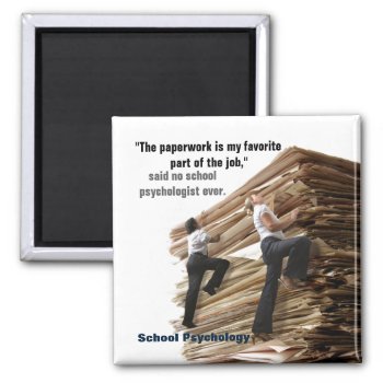 School Psychologist Mountain Climber Magnet by schoolpsychdesigns at Zazzle