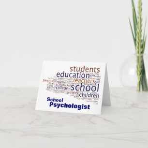 School Psychologist Note Cards
