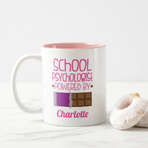 School Psychologist Personalized Gift Two-Tone Coffee Mug