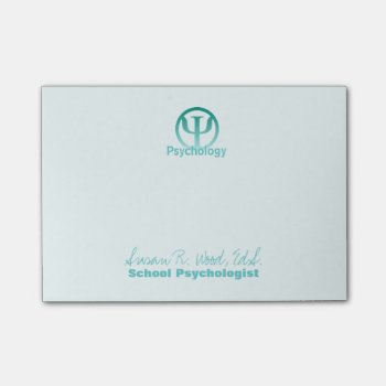School Psychologist Post-it® Notes by schoolpsychdesigns at Zazzle