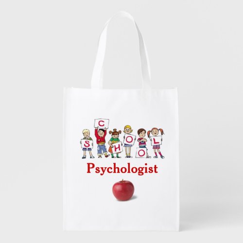 School Psychologist Reusable Grocery Bag