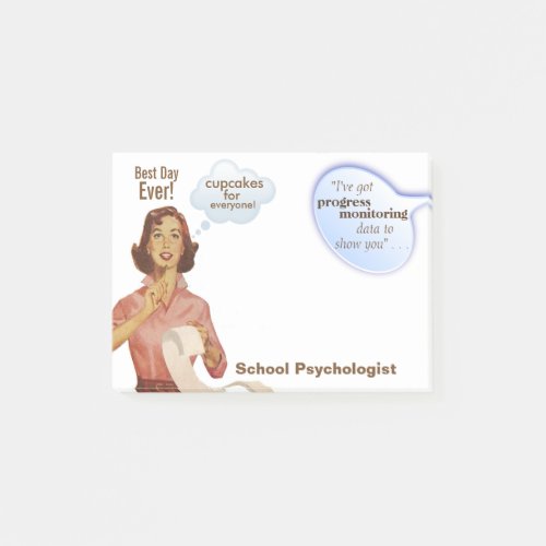 School Psychologists BEST DAY EVER Sticky Notes