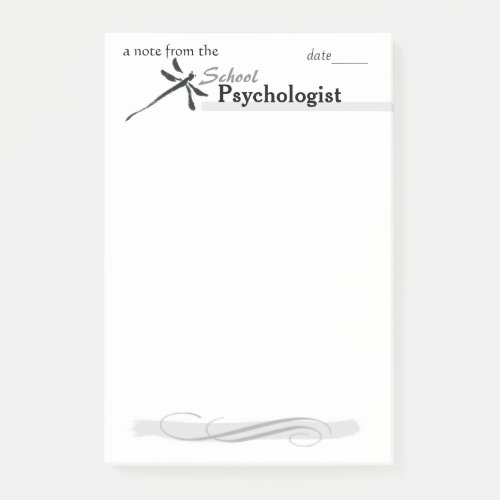 School Psychologists Dragonfly Large_Size Post_it Post_it Notes