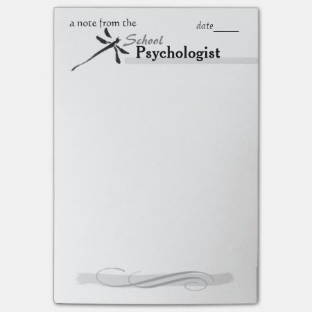 School Psychologist's Dragonfly Large-size Post-it Post-it Notes