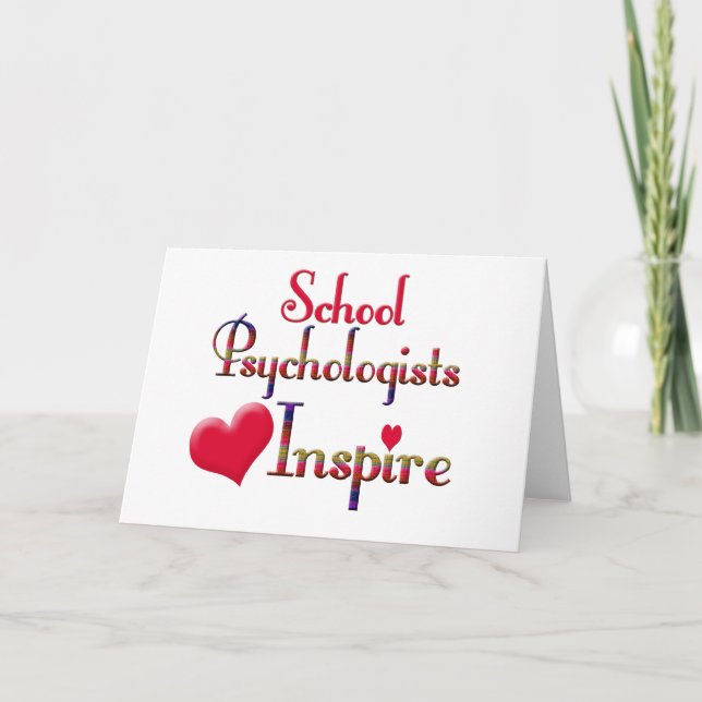 School Psychologists Inspire Holiday Card (Front)
