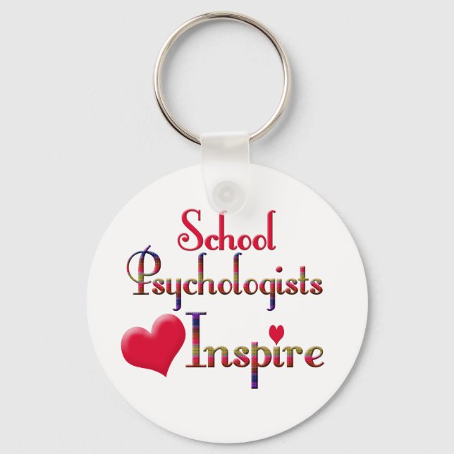 School Psychologists Inspire Keychain (Front)