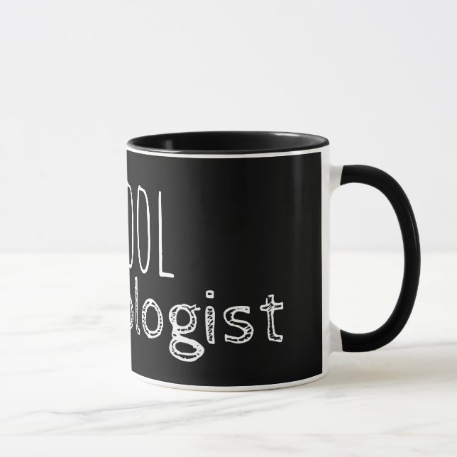 School Psychologist's Minimalist Design Mug (Right)