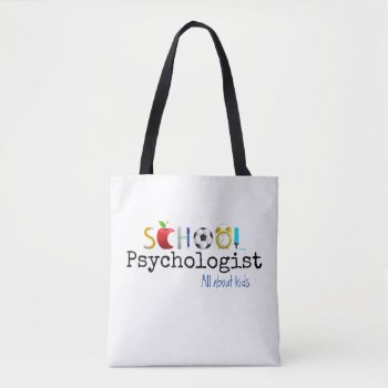 School Psychology--all About Kids Tote Bag by schoolpsychdesigns at Zazzle