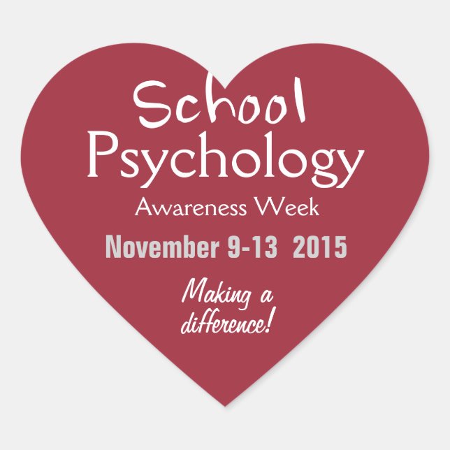 School Psychology Celebration 2015 Stickers (Front)