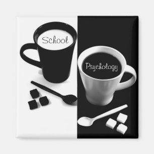 School Psychology Coffee Magnet