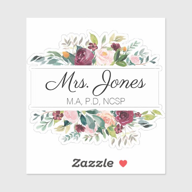 School Psychology Gift Sticker (Sheet)