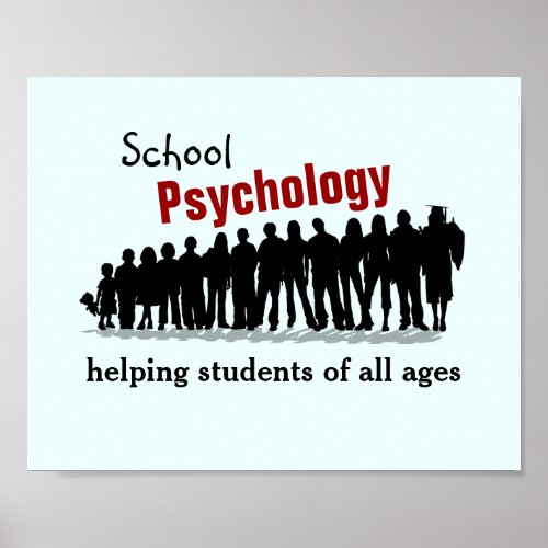 School Psychology Helping All Students Poster Poster