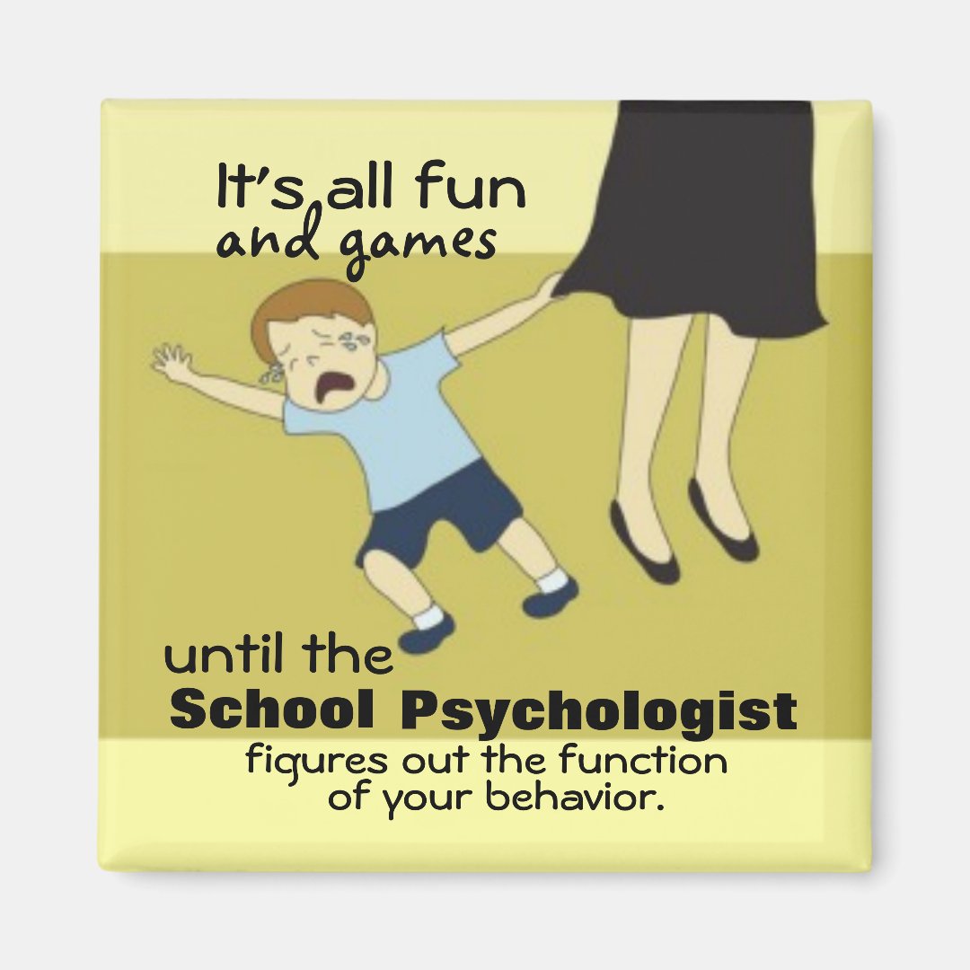 School Psychology Humor (Magnet) Magnet | Zazzle