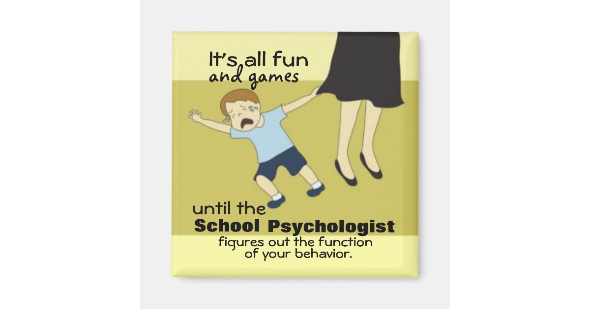 School Psychology Humor (Magnet) Magnet | Zazzle.com