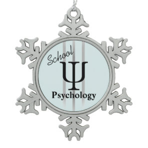 School Psychology Pewter Ornament