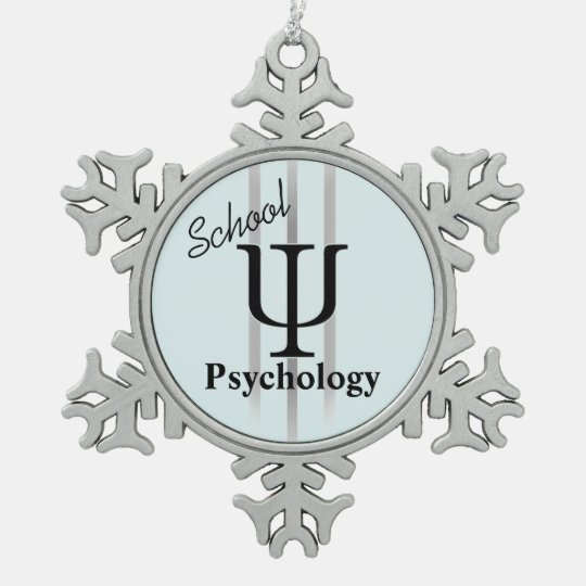 School Psychology Pewter Ornament