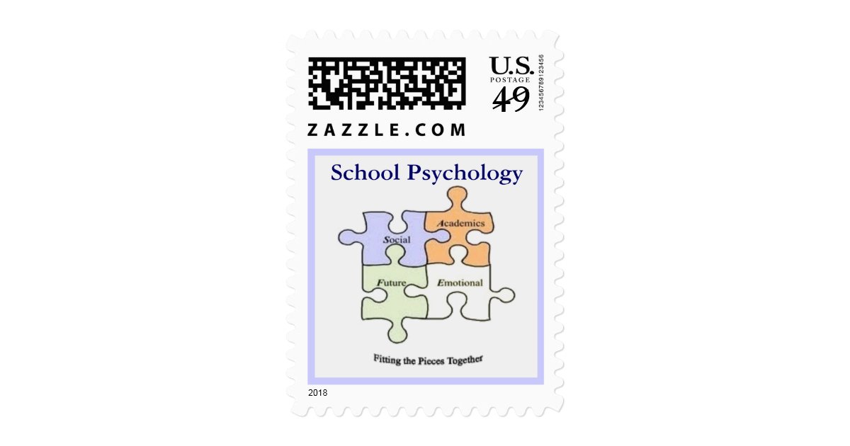 School Psychology Postage Stamp Zazzle