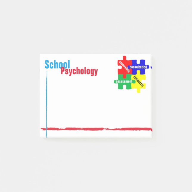 School Psychology Puzzle Notes (Front)