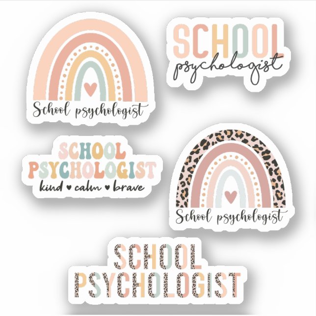 School Psychology Student | School Psychologist Sticker (Front)