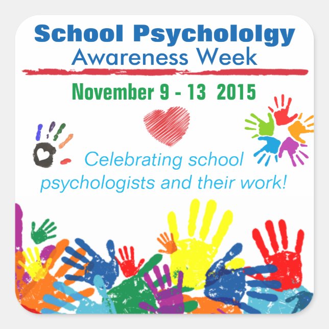 School Psychology Week 2015 Colorful Stickers (Front)