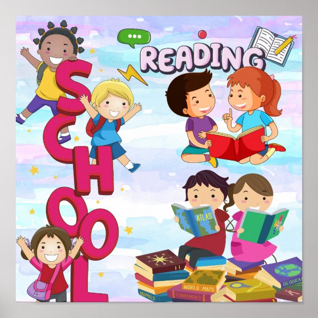  school reading poster (Front)