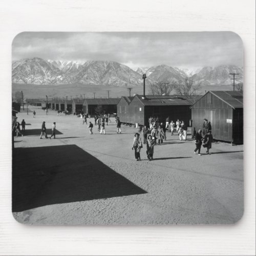 School Recess Manzanar Relocation Center 1943 Mouse Pad