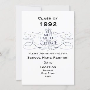 School Reunion design Invitation