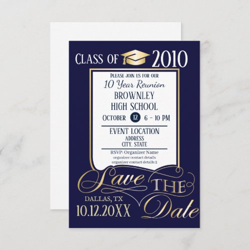 School Reunion Design Invitation