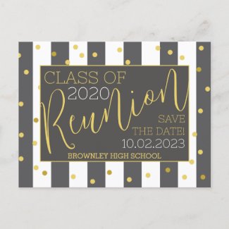 School Reunion Design Invitation Postcard
