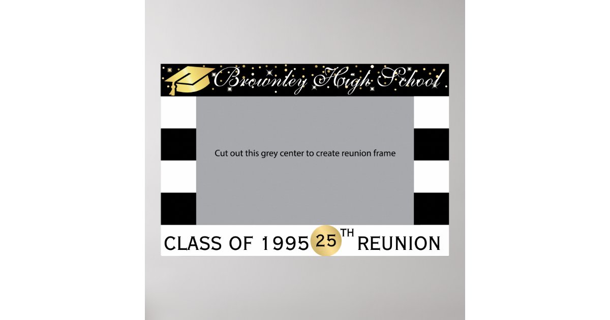 high school reunion poster