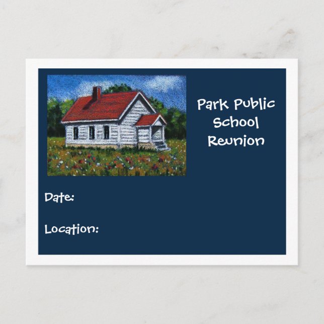 SCHOOL REUNION POSTCARD (Front)
