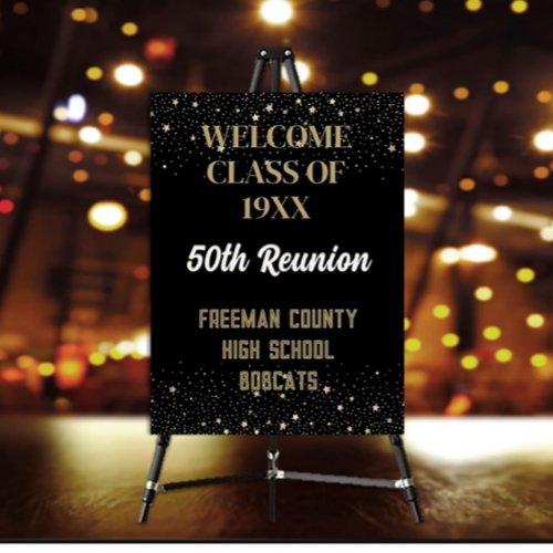 School reunion WELCOME Foam Board