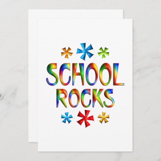 SCHOOL ROCKS (Front/Back)