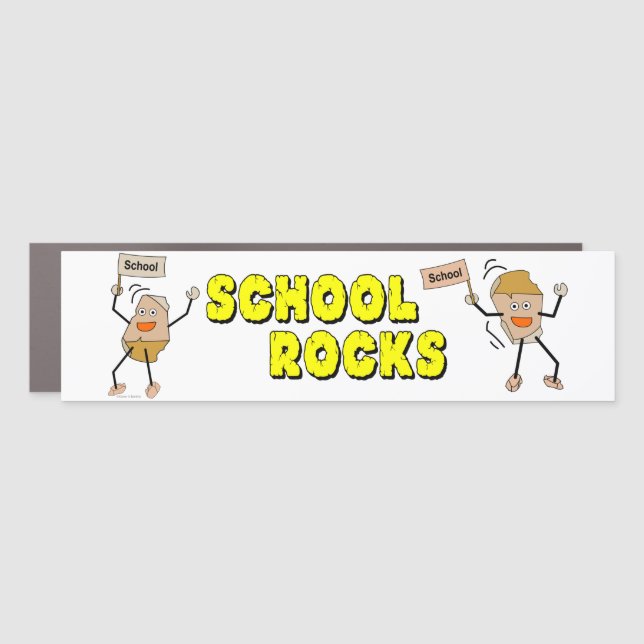 School Rocks Car Magnet (Front)