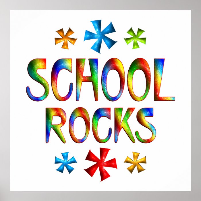 SCHOOL ROCKS POSTER