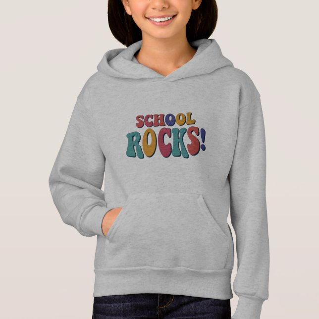 School Rocks! T-Shirt Hoodie (Front)