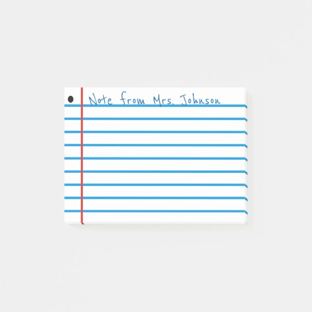 School Rule Post-it Notes (Front)