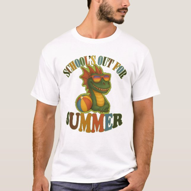 School’s Out for Summer Dragon T-Shirt (Front)