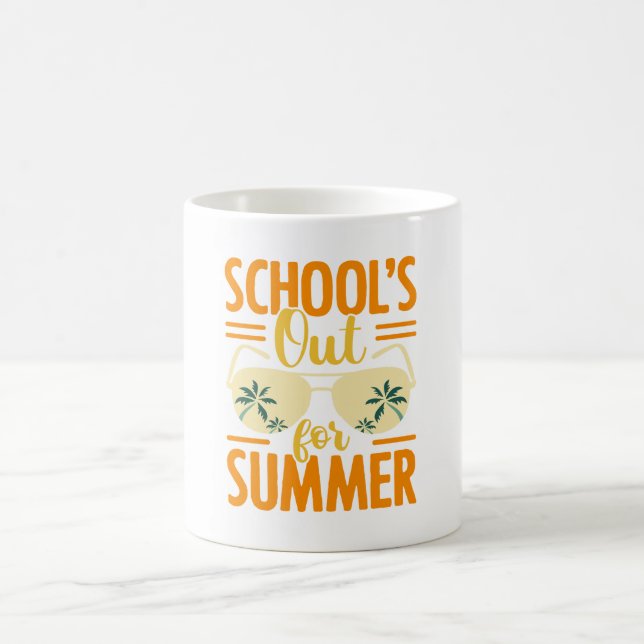 School’s Out For Summer Summertime Vacation Break  Coffee Mug (Center)