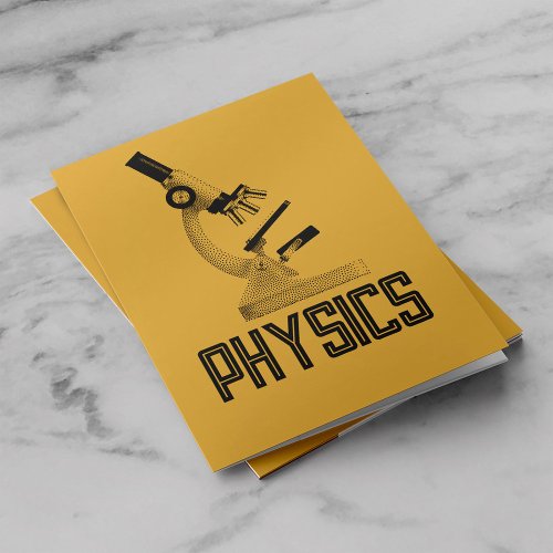 School Science File Gold Physics Projects Pocket Folder