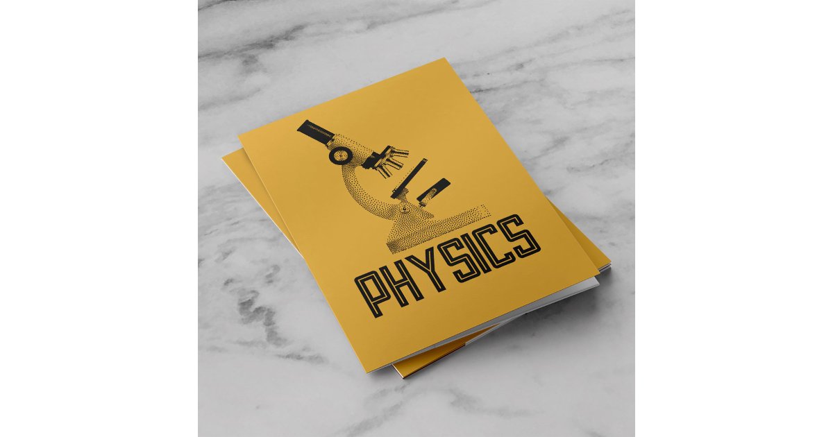 School Science File Gold Physics Projects Pocket Folder | Zazzle