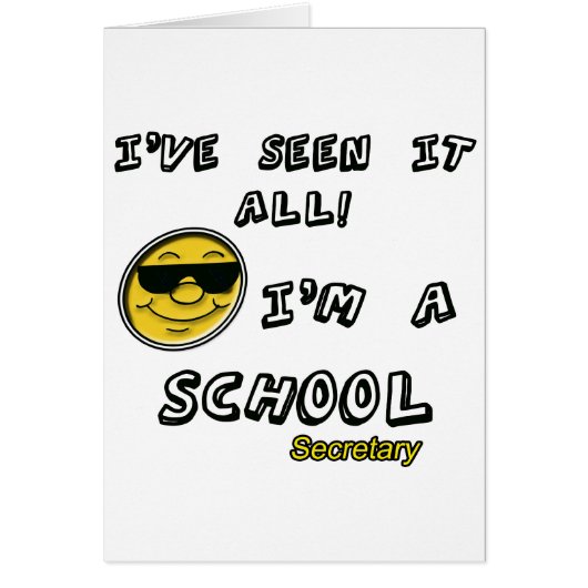 School Secretary Cards (Front)