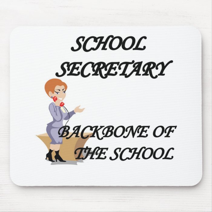 SCHOOL SECRETARY MOUSE PADS