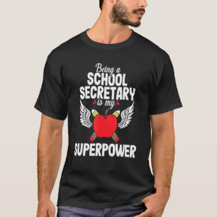School Secretary Office Clerk Appreciation T-Shirt
