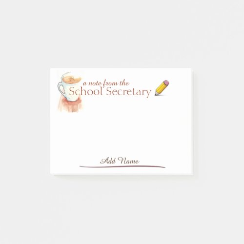 School Secretary Post_it Notes