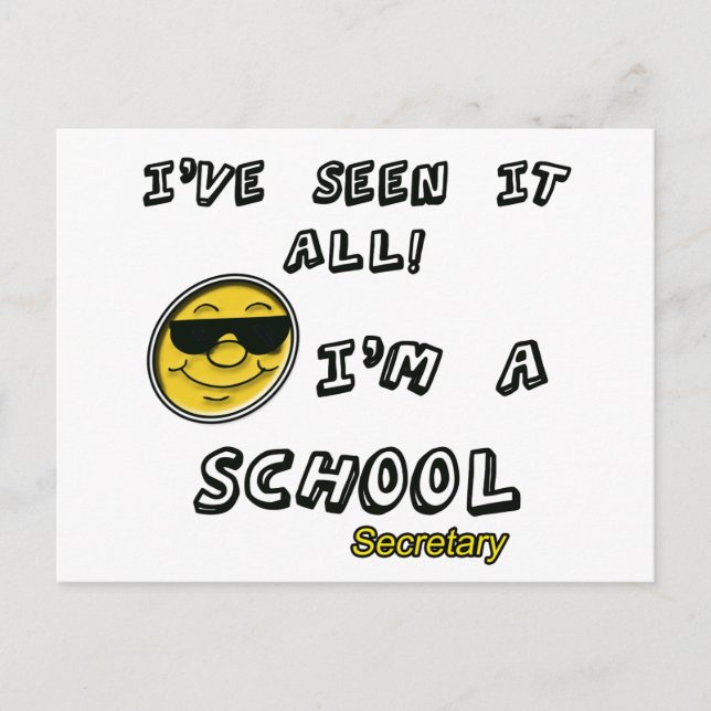 School Secretary Postcard (Front)