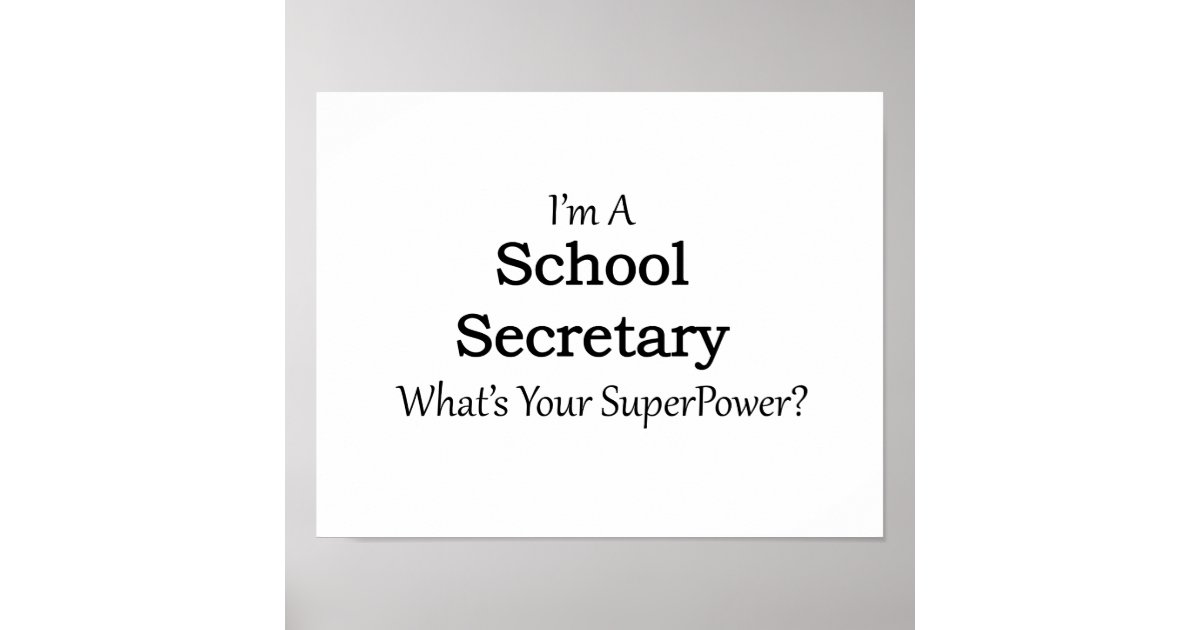 School Secretary Poster 