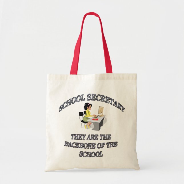 SCHOOL SECRETARY TOTE BAG (Front)