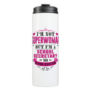 School Secretary Tumbler Funny Gift for Women